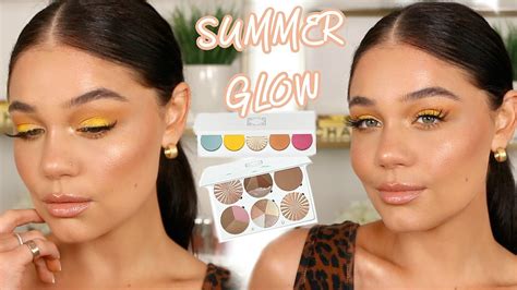 Summer Glowy Makeup Using Ofra Cosmetics Blissfulbrii Youtube