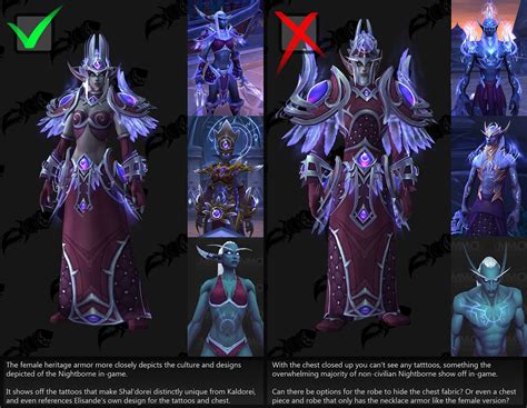 [Request] Can we get some options for the male Nightborne Heritage ...