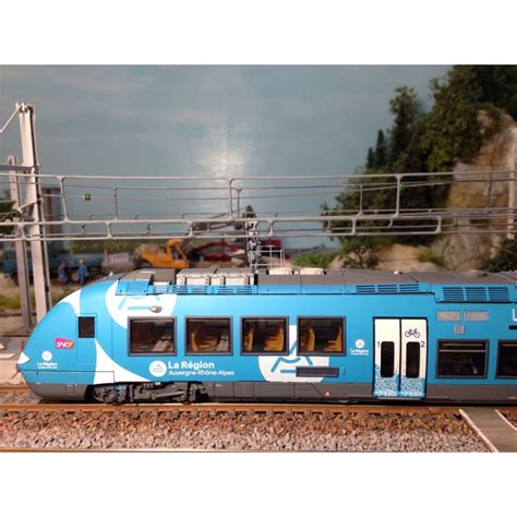 RAME AGC TER AURA RHONE ALPES SNCF 3 BOXES DC SOUND BY LS MODELS 10089S