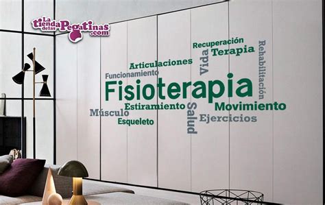 Vinilo Decorativo Palabras De Fisioterapia Fisioterapia Fisioterapia