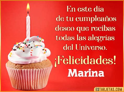 Feliz Cumplea Os Marina Im Genes Tarjetas Y Mensajes