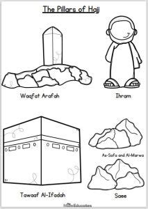 Hajj Colouring Pages for kids - FREE - The Mum Educates