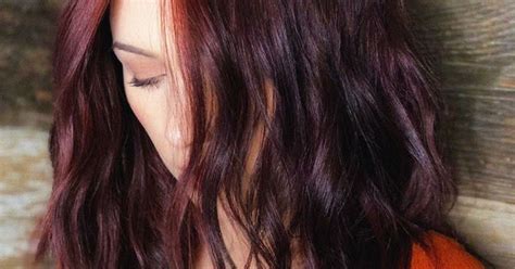 Red Wine Hair Color Trend For Fall