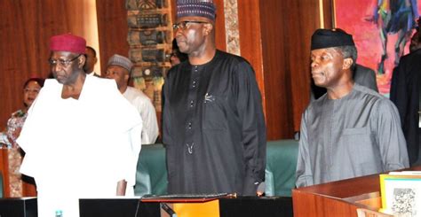 Fec Osinbajo Presides As Ministers Handover Deadline Expires Pm News