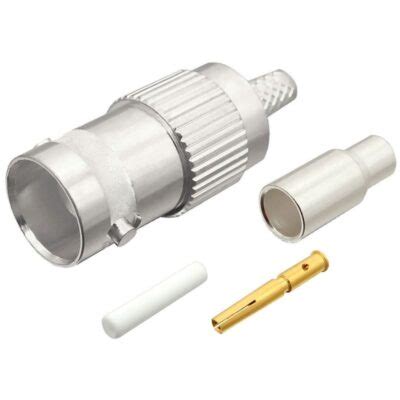 Bnc Female Crimp Connector For Rg Rg Lmr A Coax