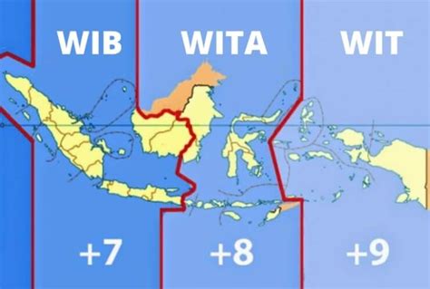 Pembagian Waktu di Indonesia Serta Penjelasan dan Wilayahnya