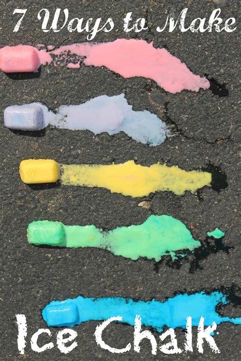 7 Ways To Make Ice Chalk Reading Confetti