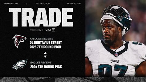 Falcons acquire defensive lineman Kentavius Street in trade with Eagles