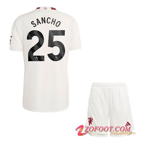 Populaire Maillot De Foot Manchester United Sancho Enfants