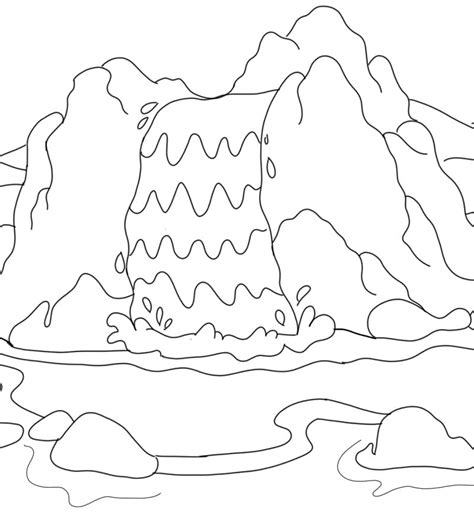 Coloring Pages Of Waterfalls Coloring Pages The Best Porn Website