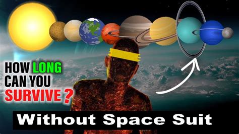 How Long Will You Survive On Each Planet Without Space Suit Kosmoz