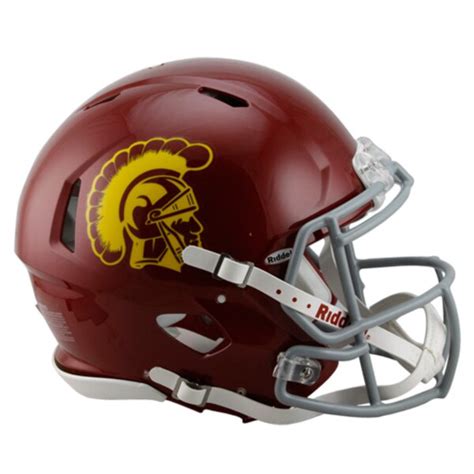 Riddell USC Trojans Revolution Speed Full-Size Authentic Football Helmet | Official USC Trojan ...