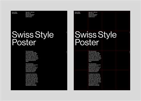 Swiss Style A0 Poster Grid System For Indesign On Behance Typography