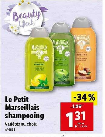 Promo Le Petit Marseillais Shampooing Chez Lidl Icatalogue Fr