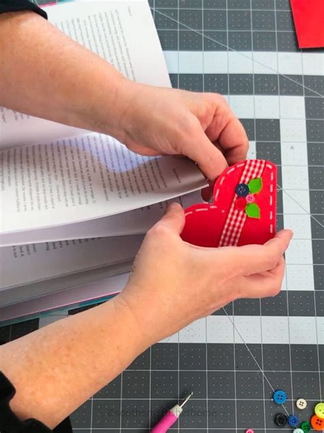 How To Make A Paper Heart Bookmark For Valentines Day Southern Crush