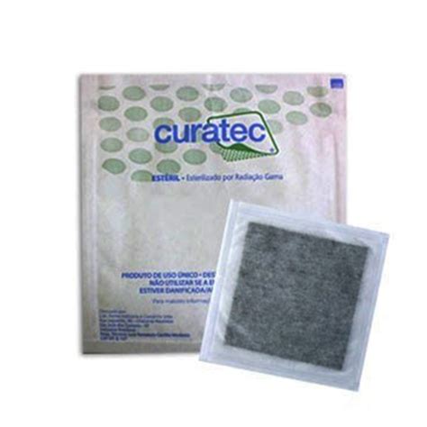 Curativo Carvão Ativado Prata Curatec 10 5X10 5