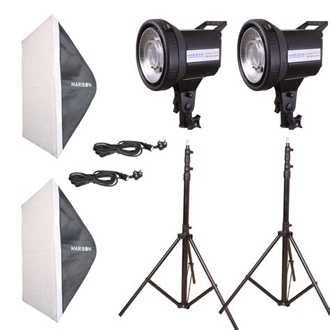 Buy Harison Lucent 300-D Double Kit/Wedding Photography/Studio Flash Light Kit/Photographic ...