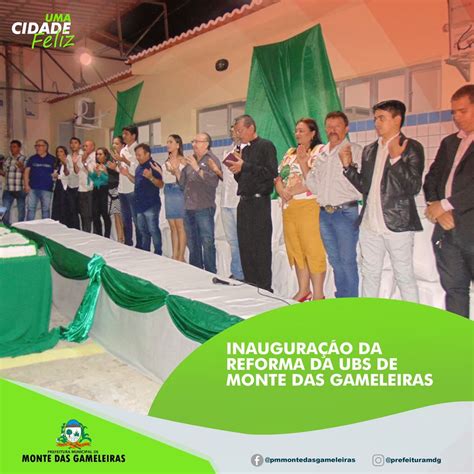 Prefeitura Municipal De Monte Das Gameleiras Prefeito Inaugura Ubs De