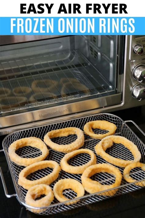 Easy Frozen Onion Rings In Air Fryer Recipe Dobbernationloves