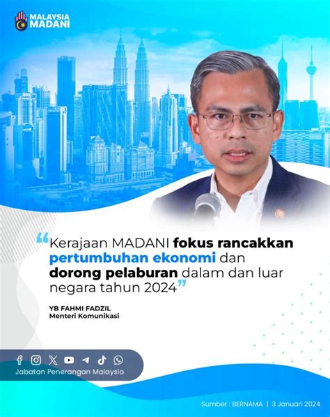 Kerajaan Madani Fokus Rancakkan Pertumbuhan Ekonomi Dan Dorong