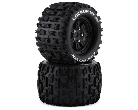 Duratrax Lockup Mt Belted Pre Mounted Truck Tires W Mm Hex