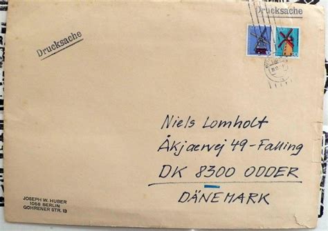 1981 12 28 Letter From Huber Lomholt Mail Art Archive