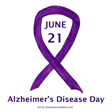 Alzheimer's Disease Awareness Ribbon Custom Gifts and Merchandise ...