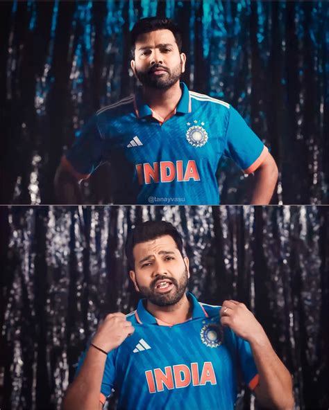 Tanay Vasu On Twitter Captain Rohit Sharma In Team India S New Jersey