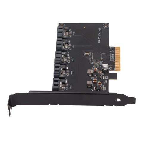 Sonew Carte D Extension Sata Carte Adaptateur Pcie Vers Sata Ports