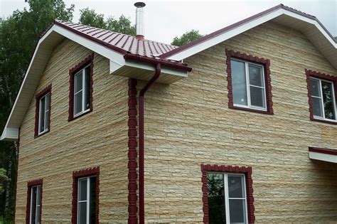 T- siding, серия Гранит Леон - Фасадные панели. Сайдинг и клинкер