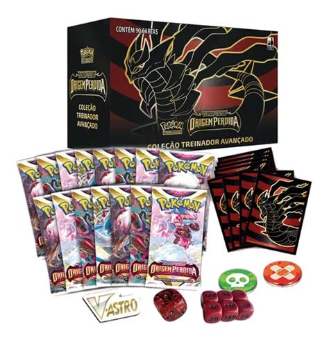 Pokémon Box Treinador Avançado Ee11 Origem Perdida Copag