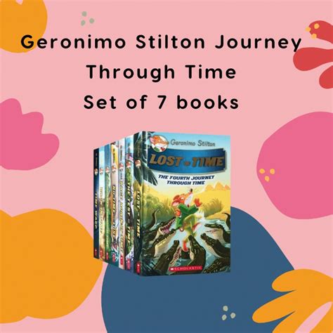 Geronimo Stilton Journey Through Time Set Of 7 Books Hobbies And Toys