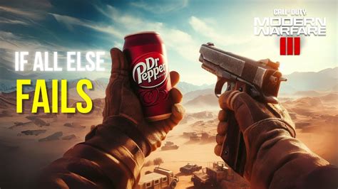 My Dr Pepper Addiction Got Me A Win In MW3 YouTube