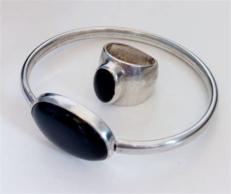 Piedras Diversas Plata Anillo Brazalete Conjunto Catawiki