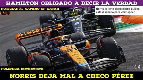 JUEGO SUCIO DE NORRIS CONTRA CHECO PÉREZ HORNER EXPLOTA CONTRA PRO