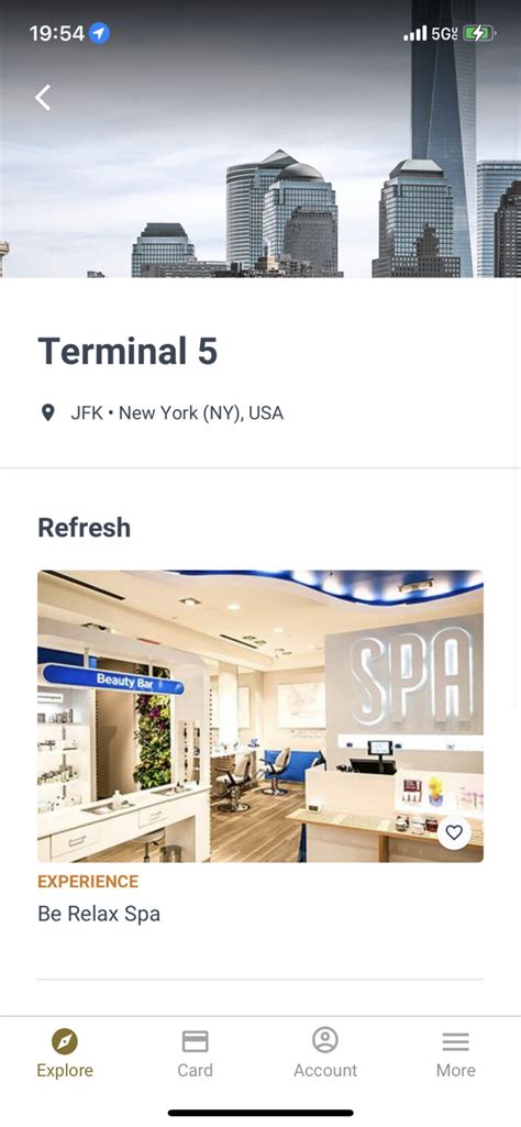 JFK Terminal 5's Only Airport Lounge: The Be Relax Spa Experience with ...