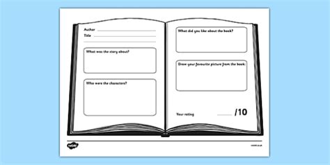 Book Review Worksheet Teacher Made Twinkl Worksheets Library