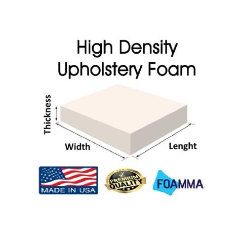 Buy Foamma X X High Density Upholstery Foam Cushion Seat