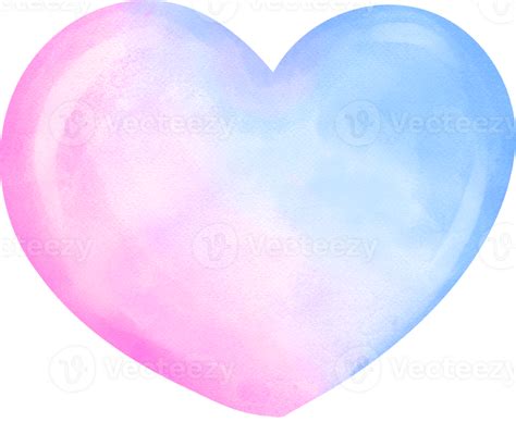 A Pastel Wireless Balloon Heart Shape Watercolor Gradient Soft Airy