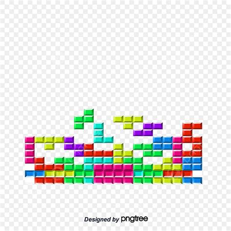 Tetris PNG Transparent, Color Tetris, Game, Color, Dynamic PNG Image ...