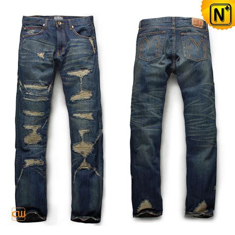 Denim Ripped Skinny Jeans for Men CW140203