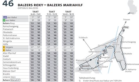 Liechtenstein Bus LIEmobil Route No 46 From Ortsbus Balzers To