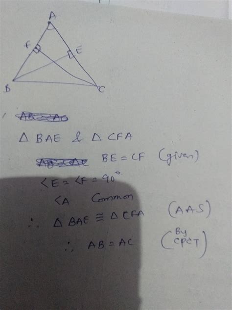 Abc And Dbc Are Two Isosceles Triangle On The Same Base Bc And