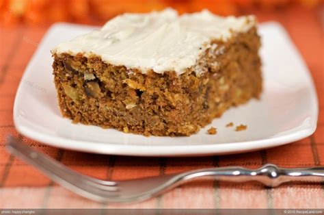 Carrot Cake (low-fat) Recipe | RecipeLand