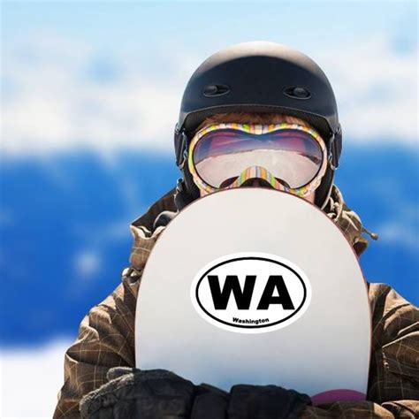 Washington Wa Oval Sticker