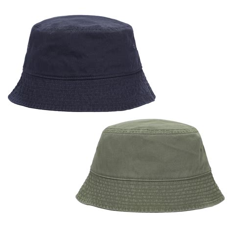 2 Pack Navy And Olive Washed 100 Cotton Bucket Hat Everyday Cotton Style Unisex Trendy