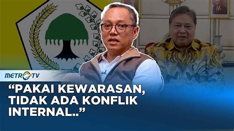 Airlangga Mundur Dpp Pdip Pakai Kewarasan Tidak Ada Konflik Internal