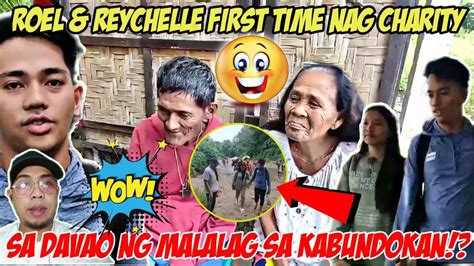 Roel Of Malalag And Reychelle Morales First Time Mag Kasama Mag Charity Sa Davao Of Malalag