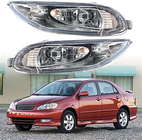 Silscvtt Fog Lights Assembly Replacement For Toyota Corolla