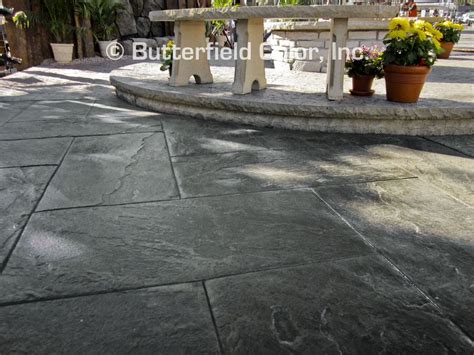 Butterfield Color 18 X 36 Bluestone Patio Stamped Concrete